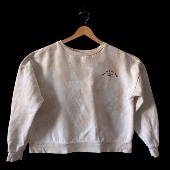 Rylee + Cru Women's Neutral Tie-Dye Sweatshirt | Size L - Picture 2 of 12